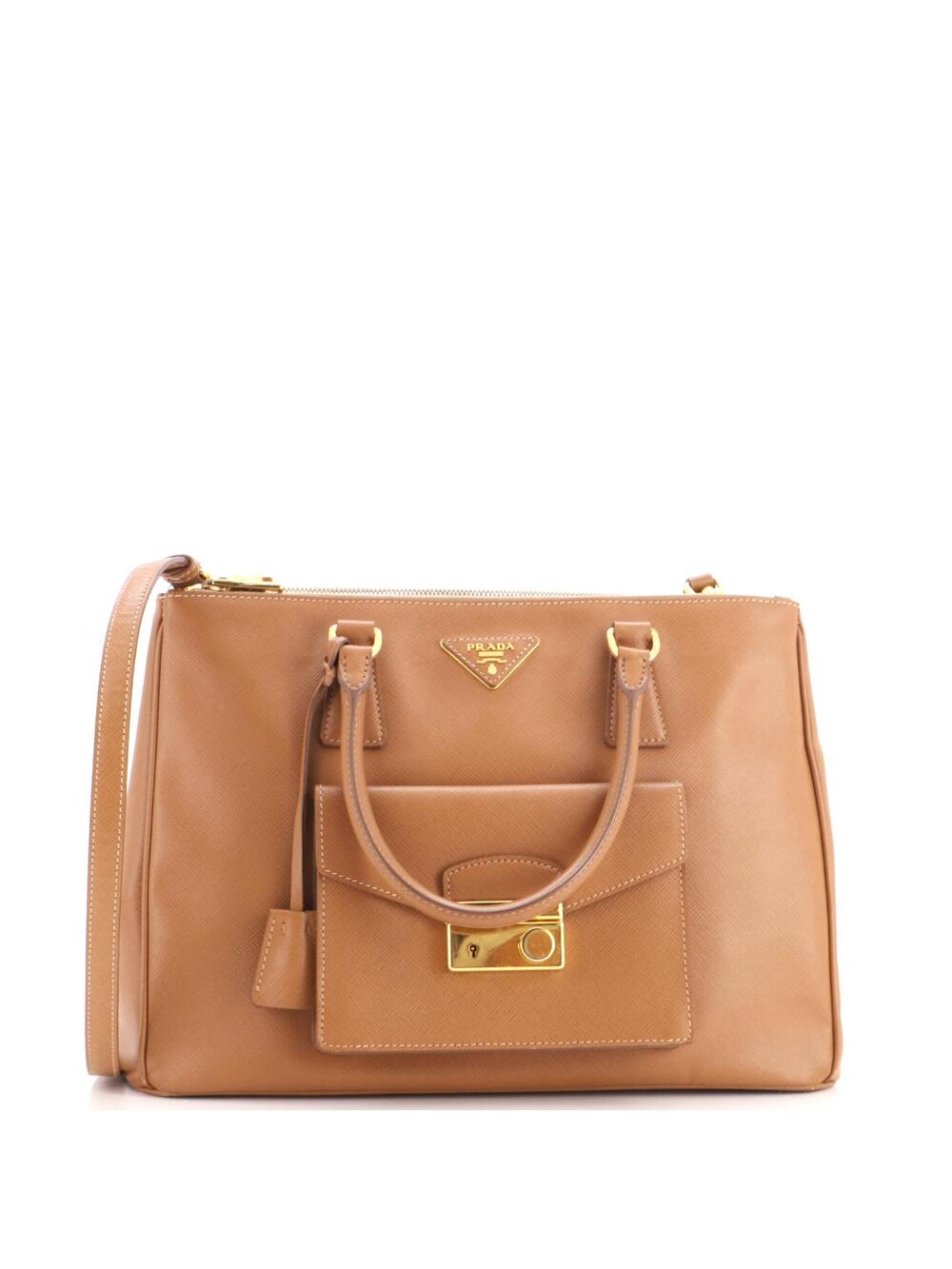 Prada Front Pocket Double Zip Lux Tote #364549P10B